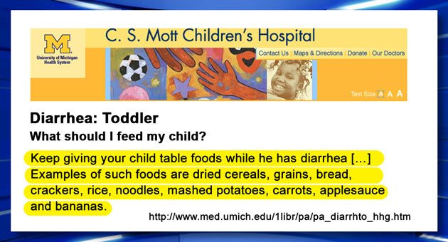 Diarrhea : Toddler