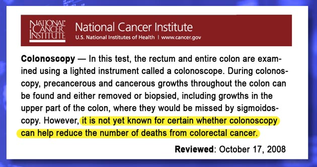 NCI Regular Colonoscopy