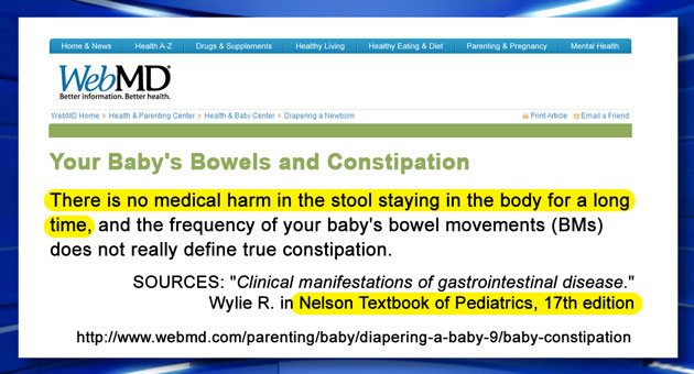 Baby's Bowels and Constipation