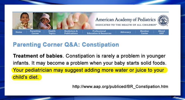 Parenting Corner Q&A for Constipation