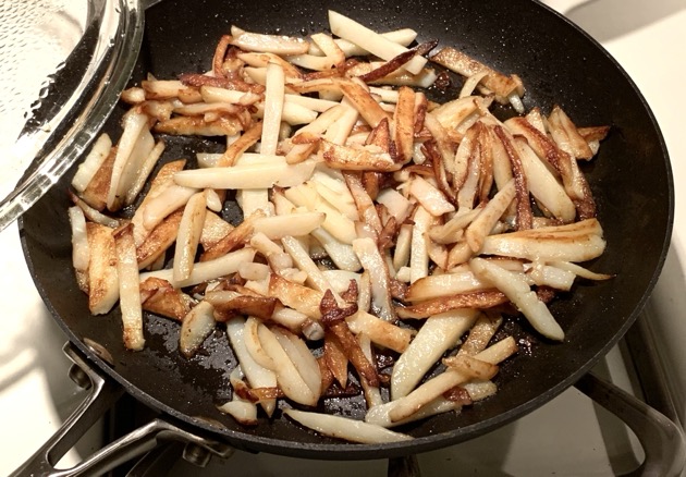 Pan fried potatoes