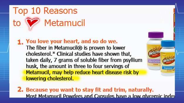 Top 10 Reasons Metamucil